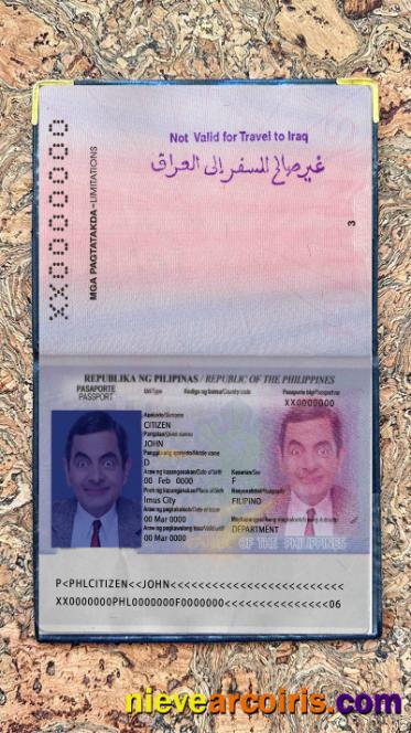 Philippines passport version 2 photolook